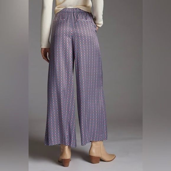 Anthropologie • Maeve wide leg printed pants - Picture 3 of 5